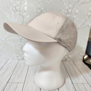 Smartwool Patchwork Almond Cream Wool Blend Ball Snap Back Cap Women's OS
